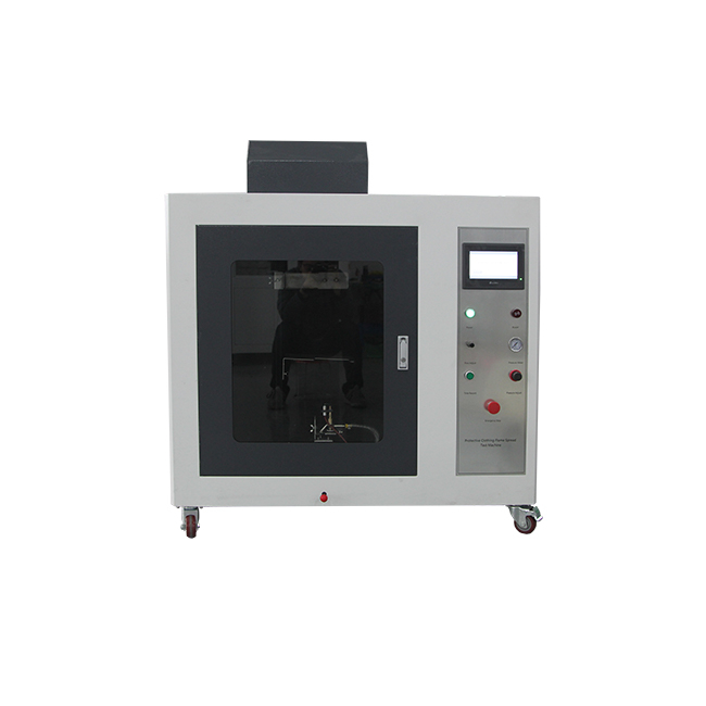 Aparato de prueba de resistencia al fuego de la llama de la ropa protectora ISO 15025