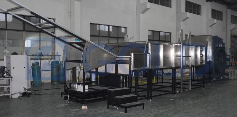  Probador de combustión de módulo fotovoltaico (PV) para tejados UL 790