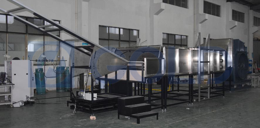  Probador de combustión de módulo fotovoltaico (PV) para tejados UL 790