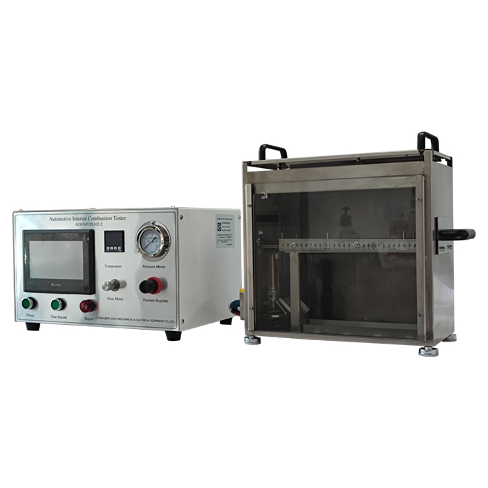 FMVSS 302 Tester de inflamabilidad horizontal de tela interior
