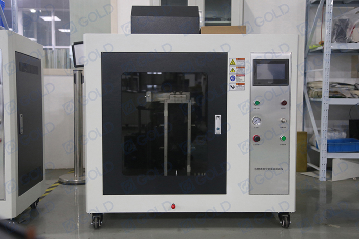 Aparato de prueba de propagaci&oacute;n de la llama de la superficie de tela