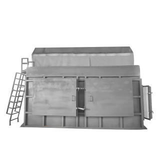 ISO 834-1 horno de prueba de resistencia al fuego horizontal para componentes del edificio y materiales de construcción