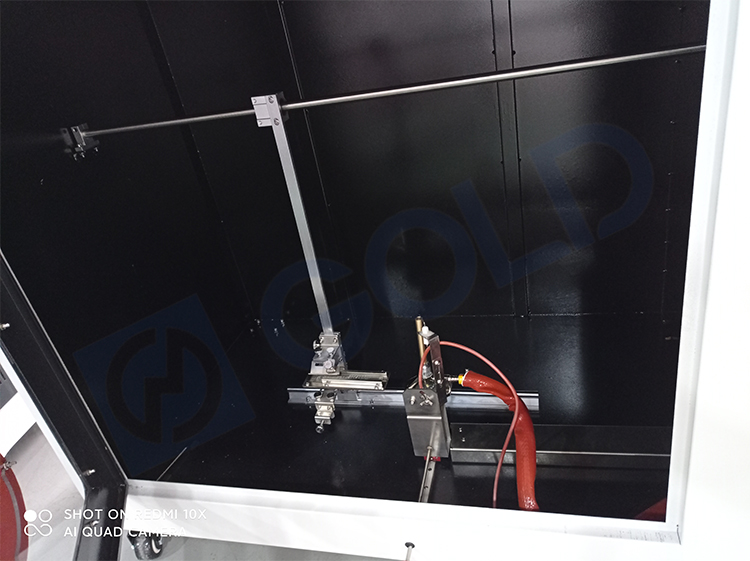 Probador de llama horizontal y vertical personalizado UL 94 con prueba de rendimiento de combustión vertical de espuma