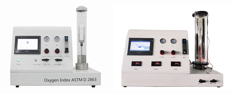 Probador de &iacute;ndice de ox&iacute;geno