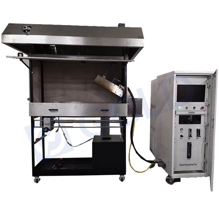 Aparato de prueba de panel radiante de ISO 9239