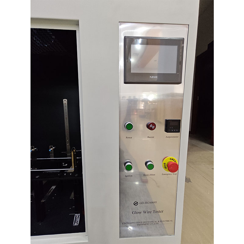 IEC 60695-2-10 UL 746A Tester de inflamabilidad de alambre brillante para electrónica