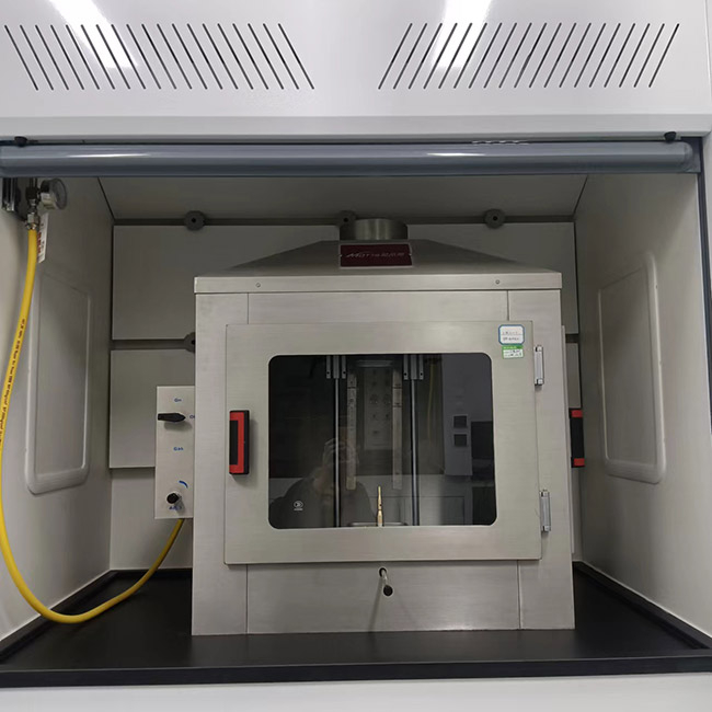 Probador de fuente de llama única ISO 11925 para pruebas de inflamabilidad de materiales de construcción