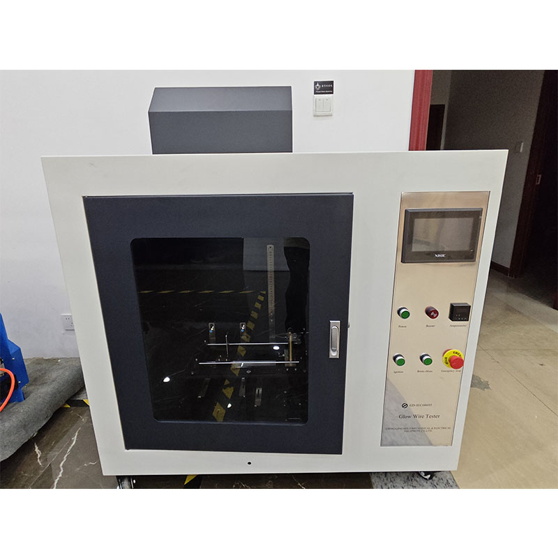 IEC 60695-2-10 UL 746A Tester de inflamabilidad de alambre brillante para electrónica
