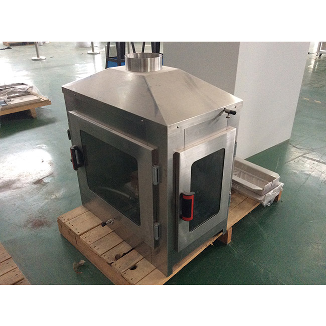 Probador de fuente de llama única ISO 11925 para pruebas de inflamabilidad de materiales de construcción