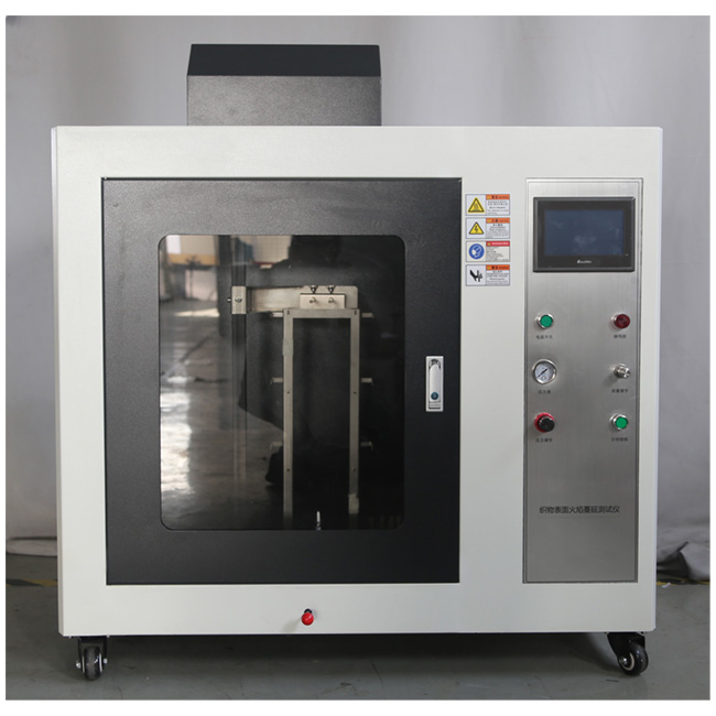 Aparato de prueba de resistencia al fuego de la llama de la ropa protectora ISO 15025