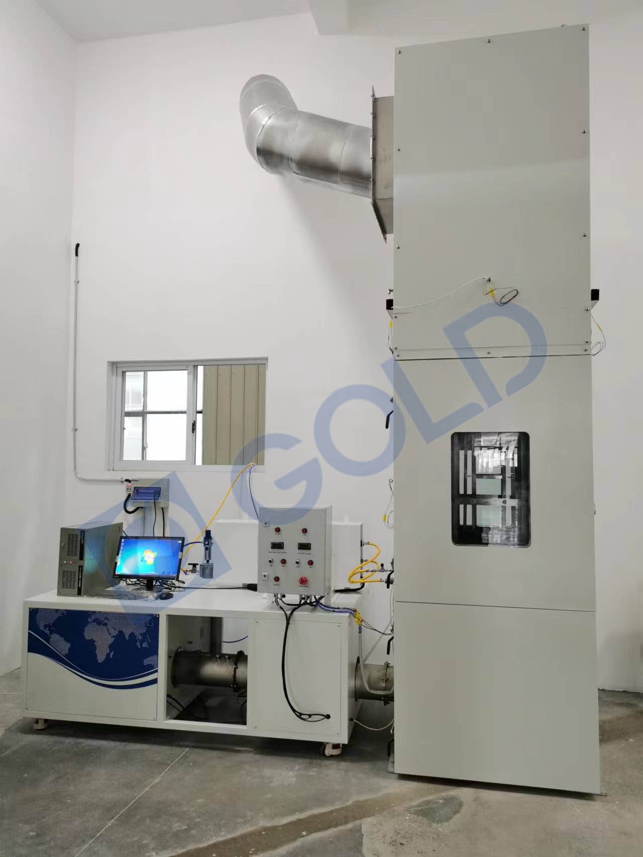 Diflaci&oacute;n dif&iacute;cil del probador de materiales de construcci&oacute;n