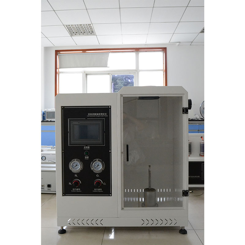 ISO 4589-2 Tester de índice de oxígeno limitante ASTM D 2863 para materiales de aislamiento de plástico