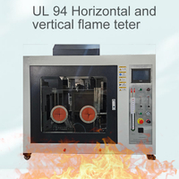 Probador de llama horizontal y vertical personalizado UL 94 con prueba de rendimiento de combustión vertical de espuma