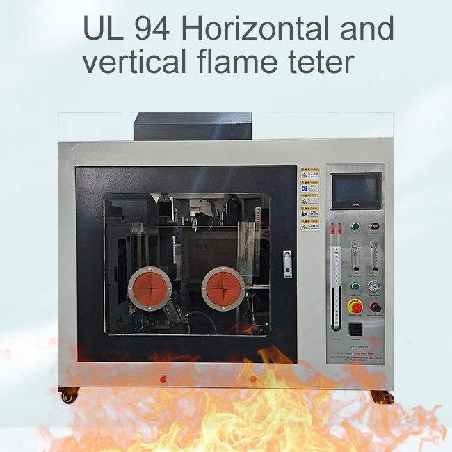 Probador de llama horizontal y vertical personalizado UL 94 con prueba de rendimiento de combustión vertical de espuma