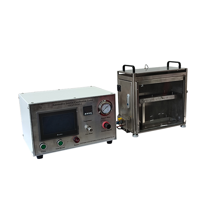 FMVSS 302 Tester de inflamabilidad horizontal de tela interior