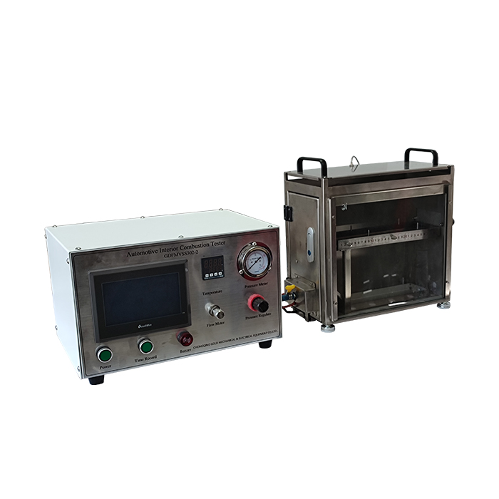 FMVSS 302 Tester de inflamabilidad horizontal de tela interior
